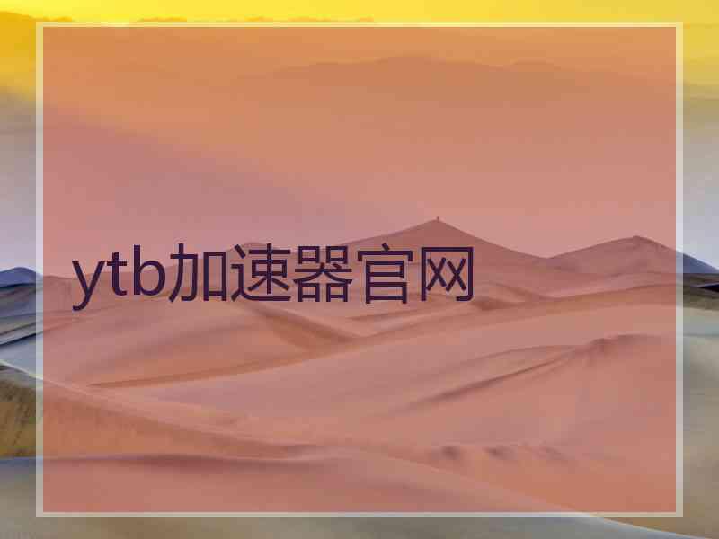 ytb加速器官网