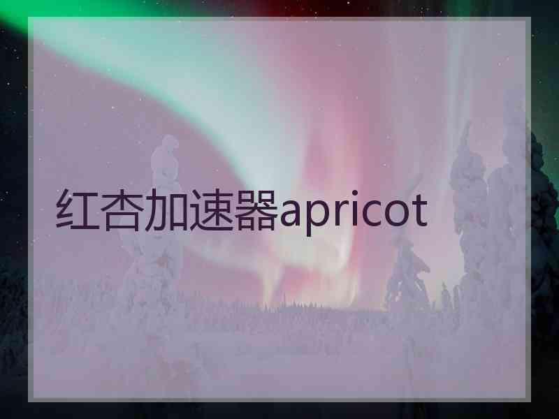 红杏加速器apricot