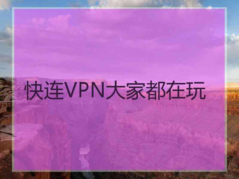 快连VPN大家都在玩