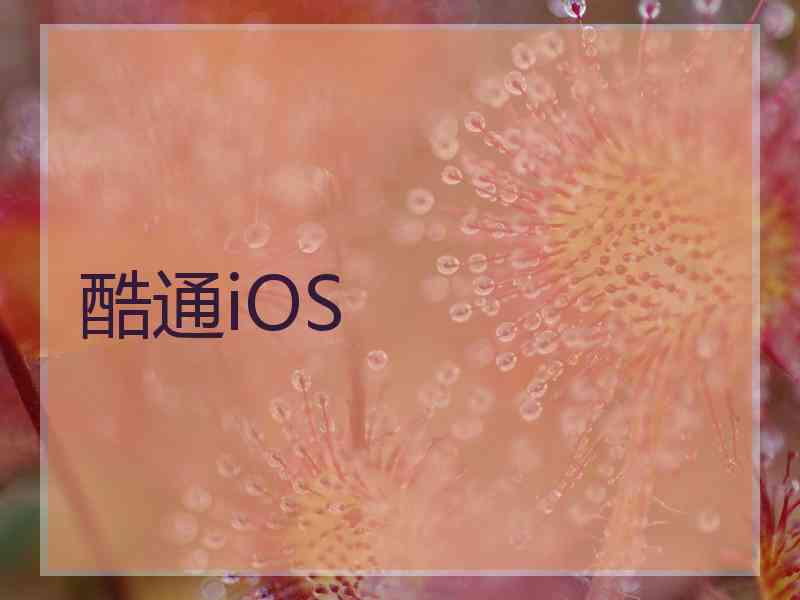 酷通iOS