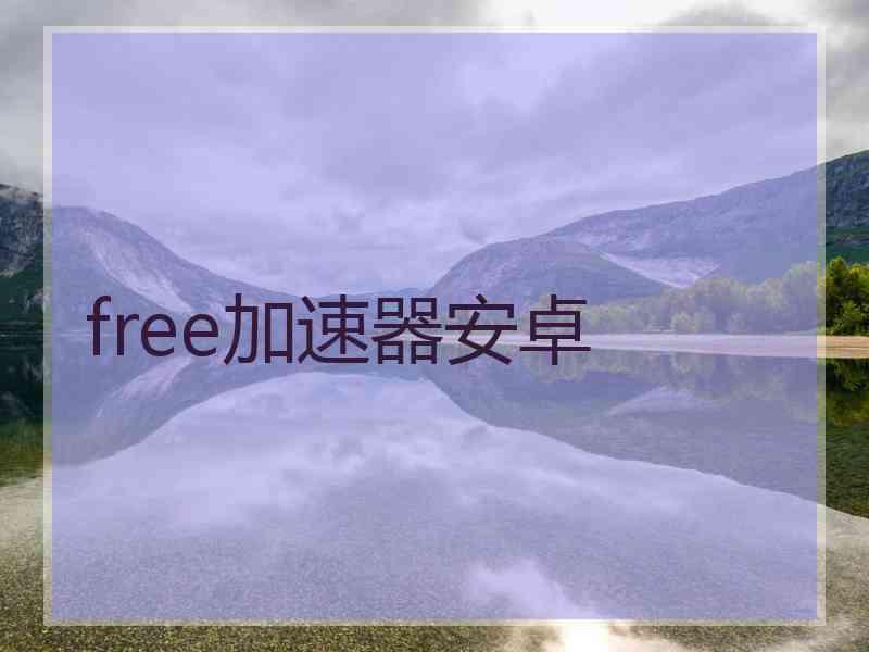 free加速器安卓