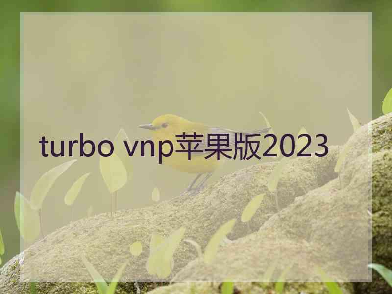 turbo vnp苹果版2023