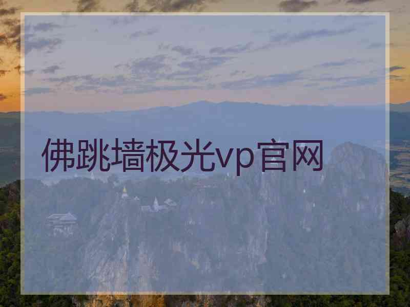 佛跳墙极光vp官网