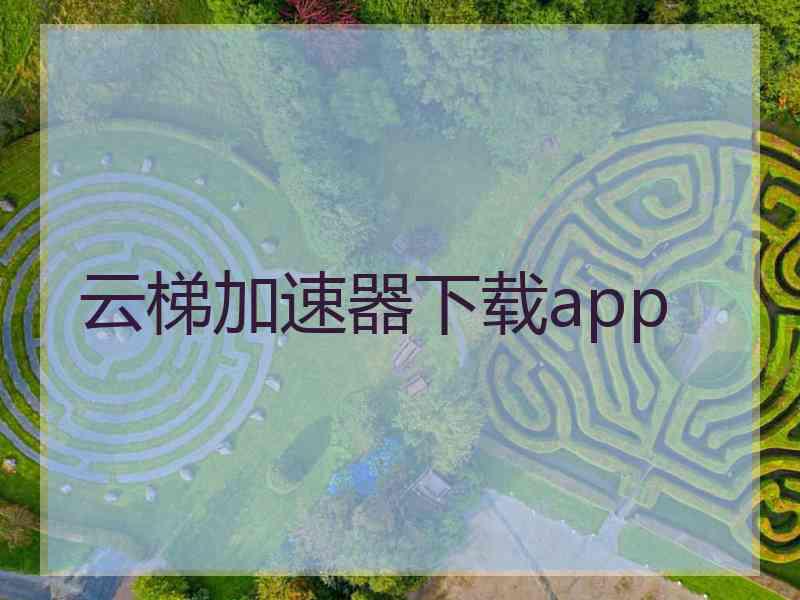 云梯加速器下载app