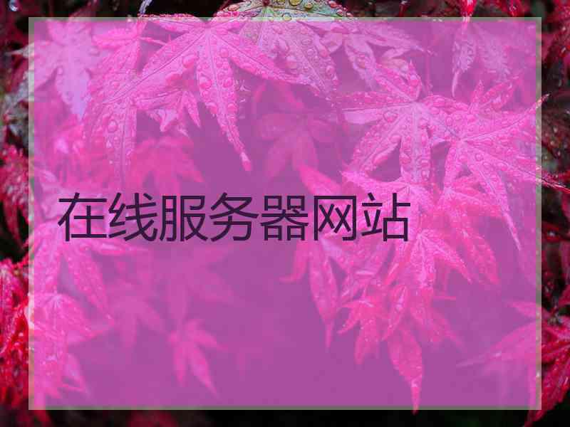 在线服务器网站