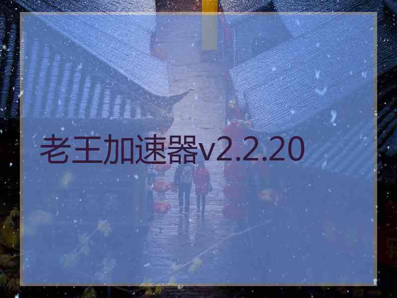 老王加速器v2.2.20