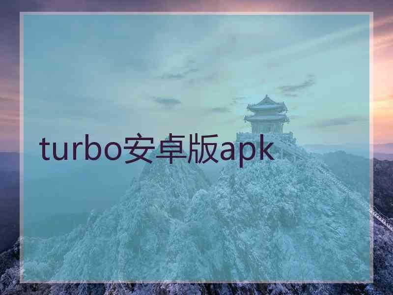 turbo安卓版apk