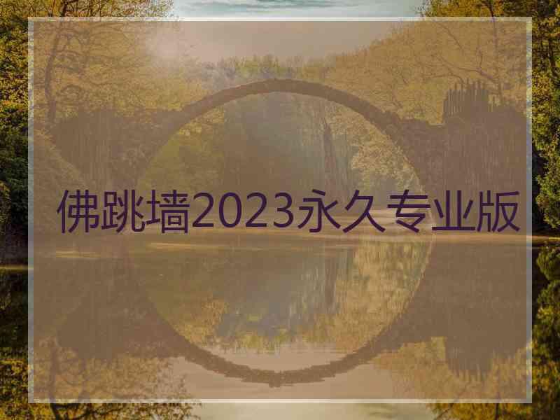 佛跳墙2023永久专业版