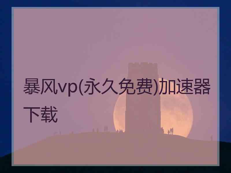 暴风vp(永久免费)加速器下载