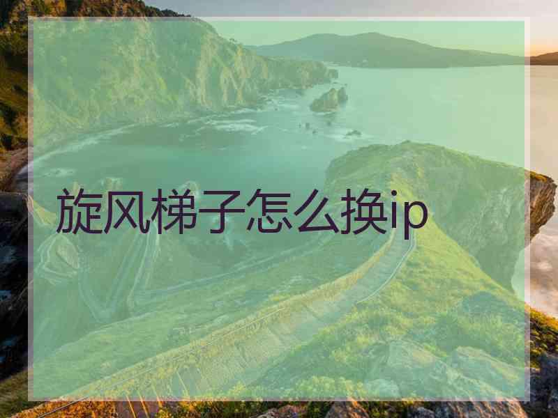 旋风梯子怎么换ip