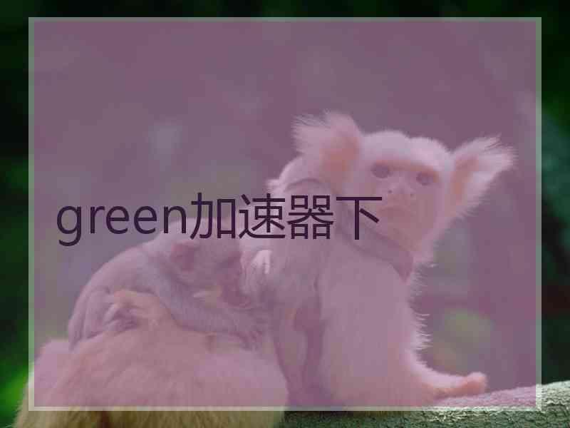 green加速器下