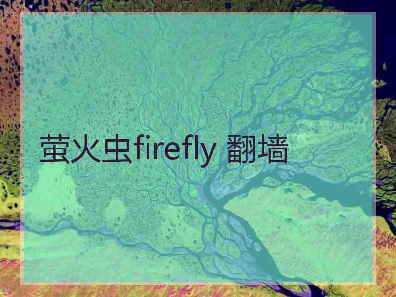 萤火虫firefly 翻墙