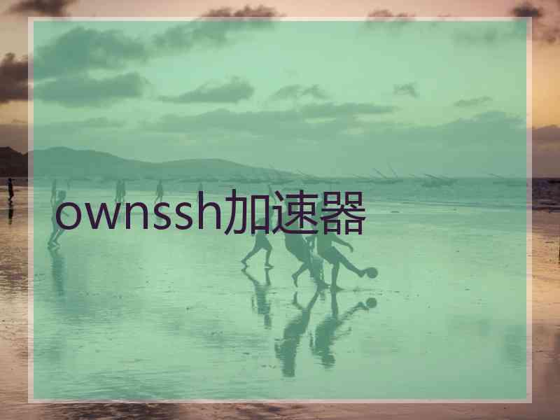 ownssh加速器