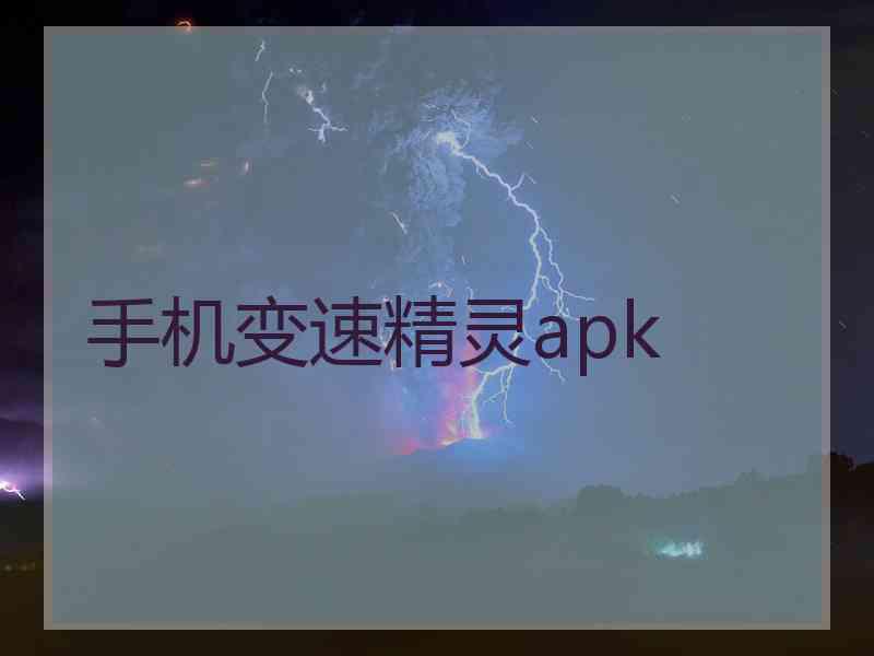 手机变速精灵apk