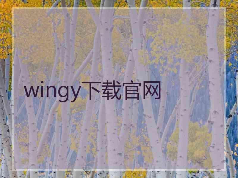 wingy下载官网